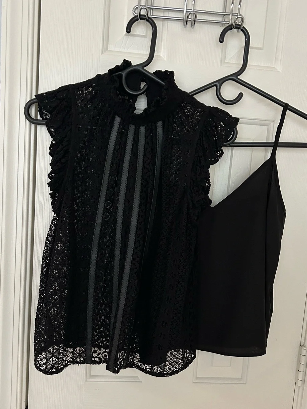 🔥NWOT🔥 Classy, Elegant, Stretchy Lace 2-Piece Babydoll Style Top